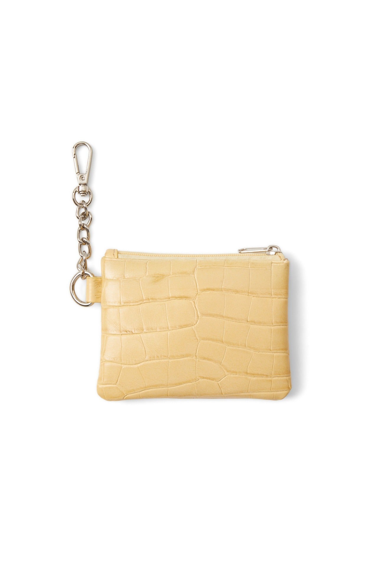Deinet - CROCODILE PATTERN TWO-WAY BAG IN BUTTER