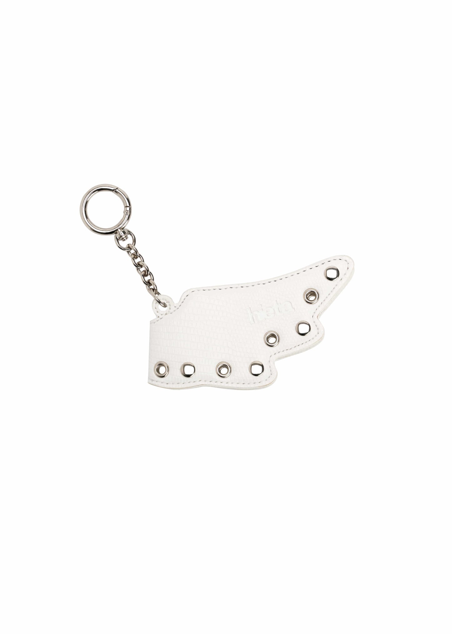 Hieta - Ellie Angel Keyring / White