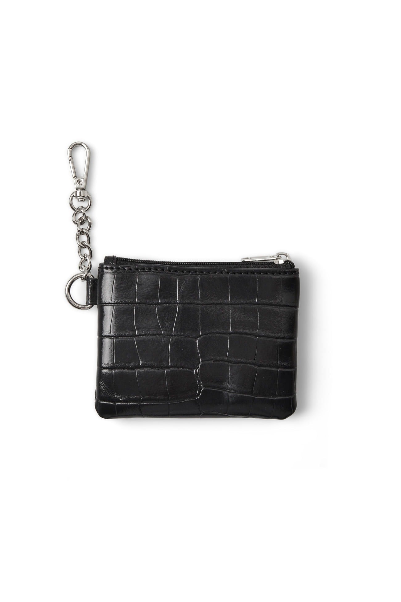 Deinet - CROCODILE PATTERN TWO-WAY BAG IN BLACK