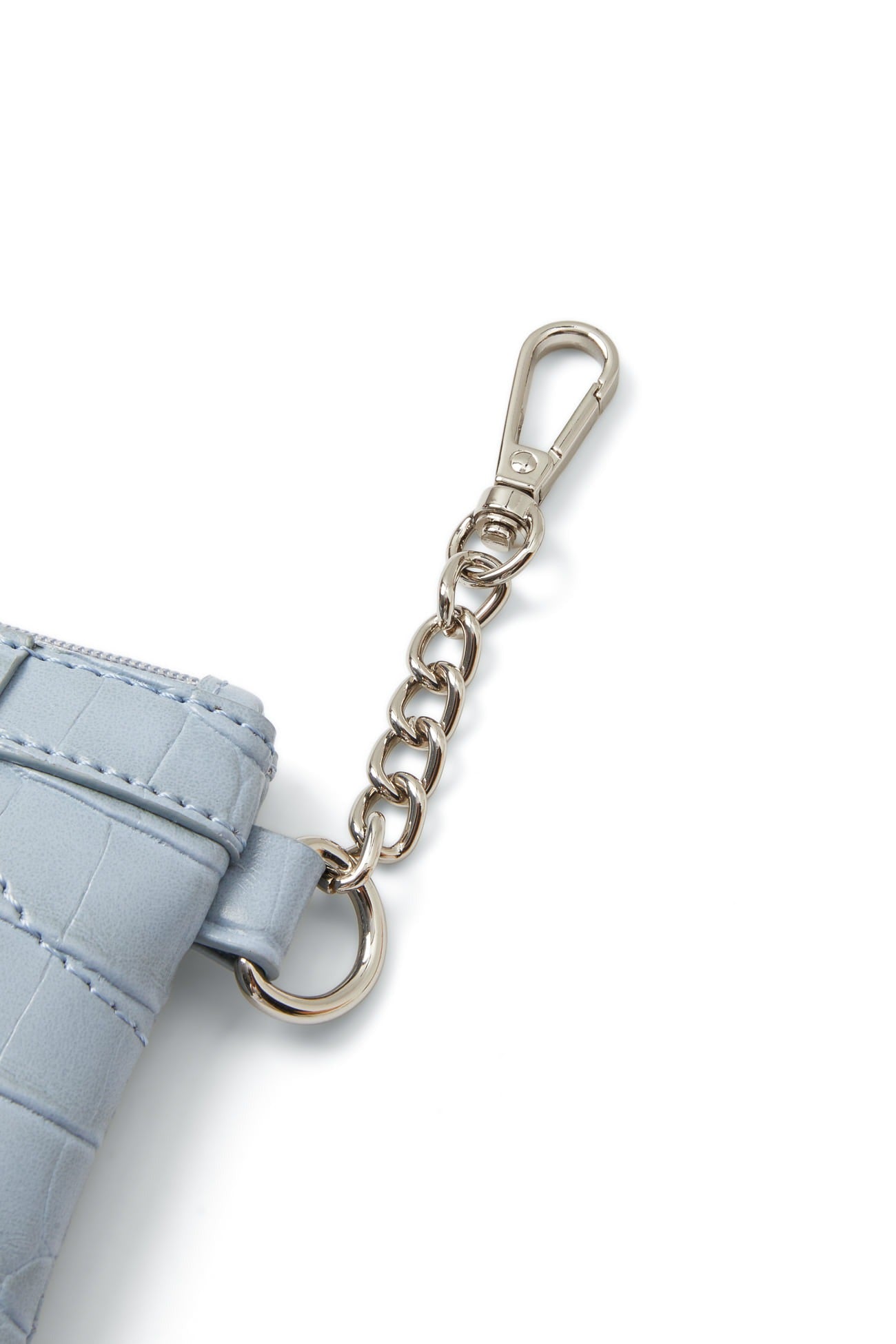Deinet - CROCODILE PATTERN TWO-WAY BAG IN SKY BLUE