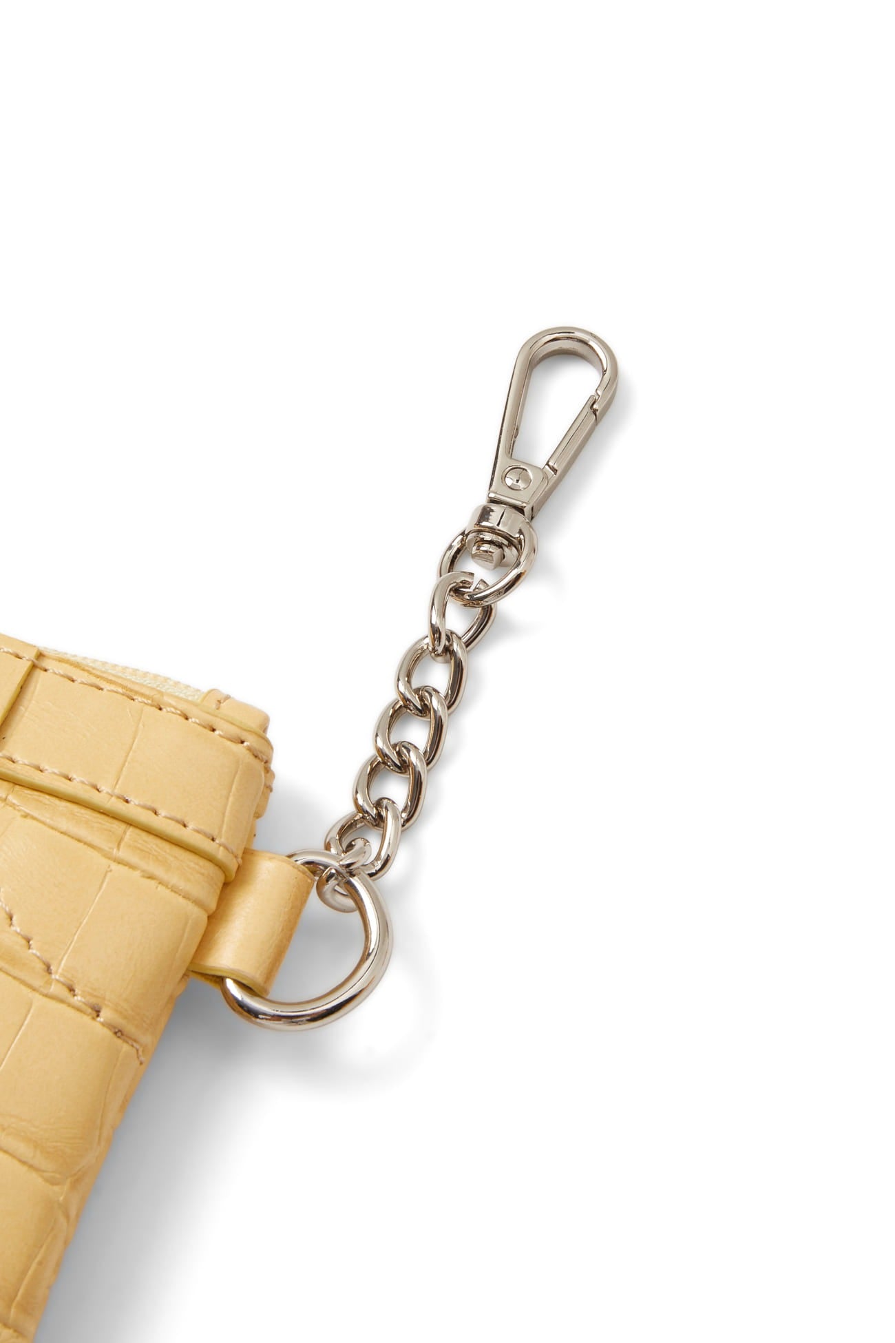 Deinet - CROCODILE PATTERN TWO-WAY BAG IN BUTTER