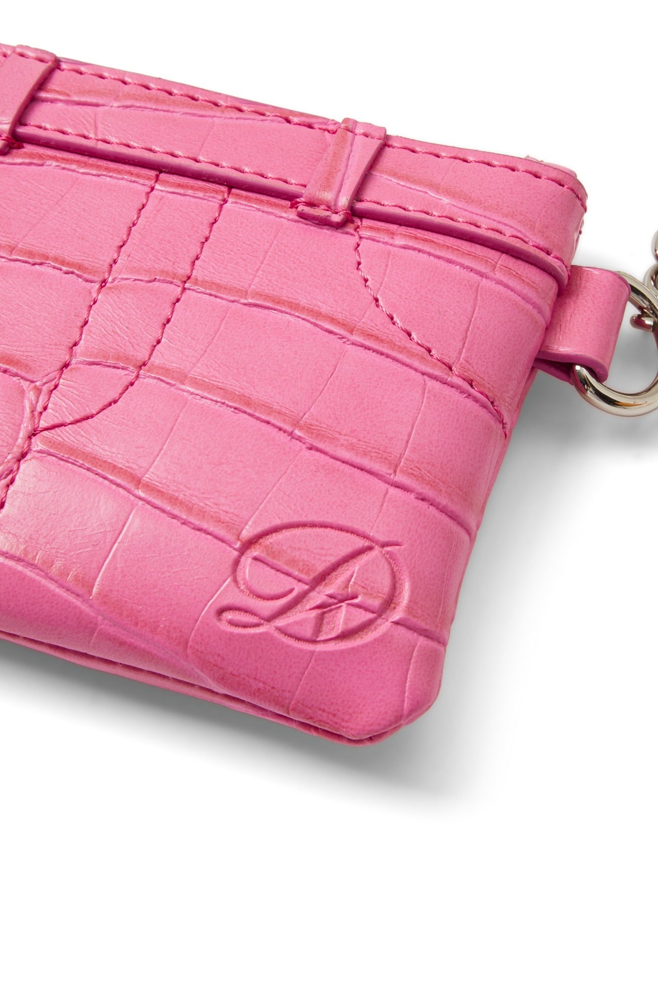 Deinet - CROCODILE PATTERN TWO-WAY BAG IN HOT PINK