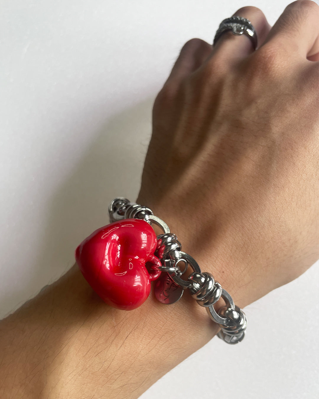 PUFFER HEART BRACELET