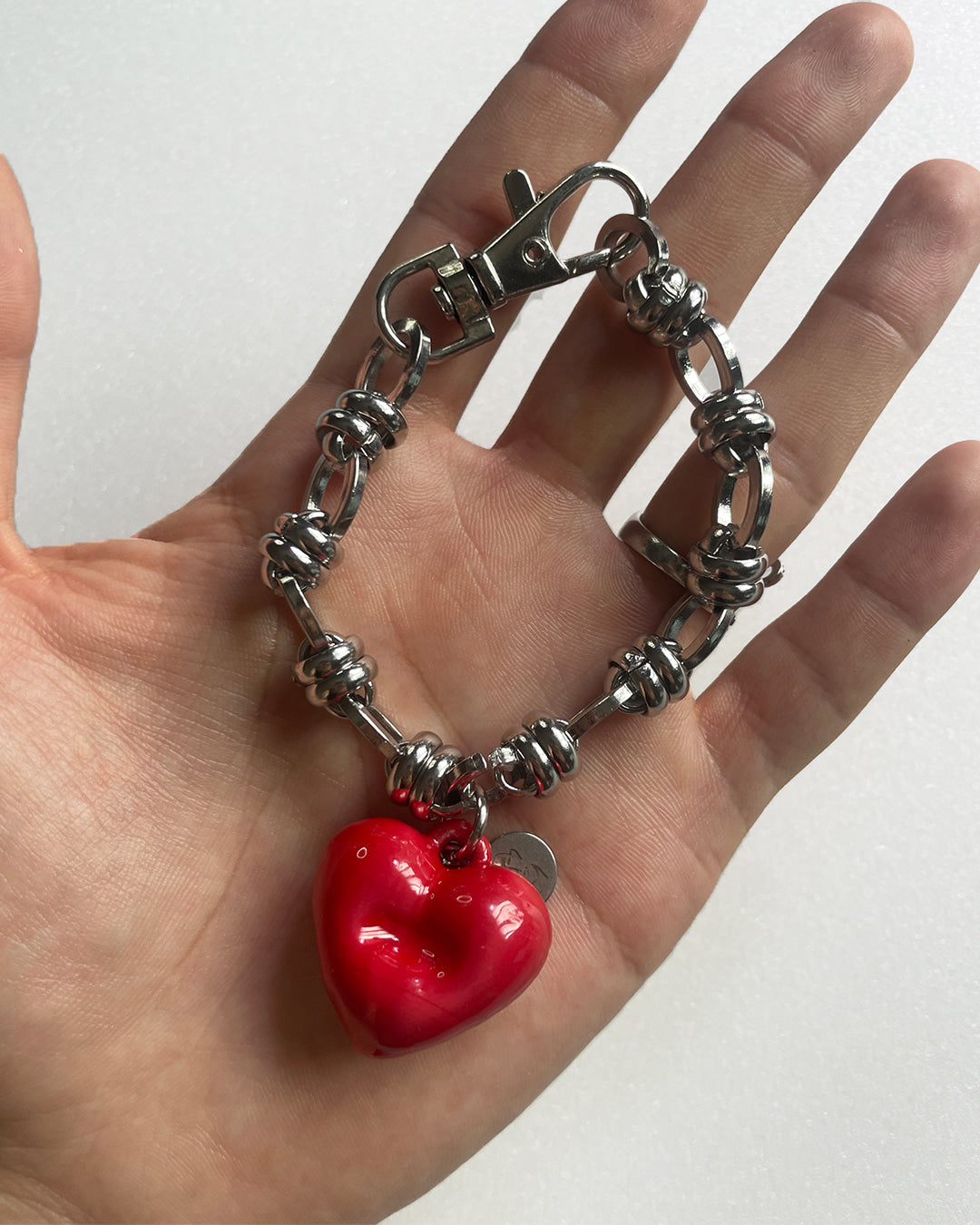 PUFFER HEART BRACELET