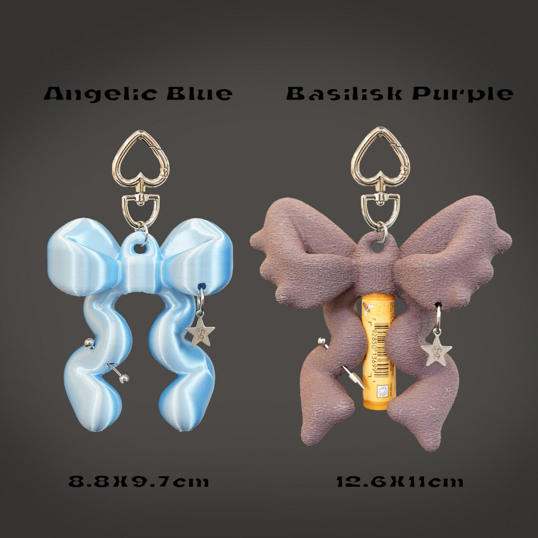 RIBBON BALM KEYCHAIN (Basilisk Purple)