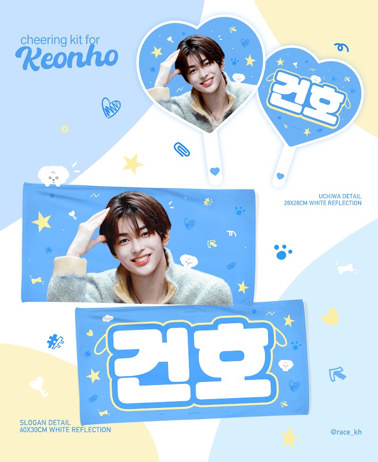 CORTIS - CHEERING KIT FOR KEONHO ©race_kh