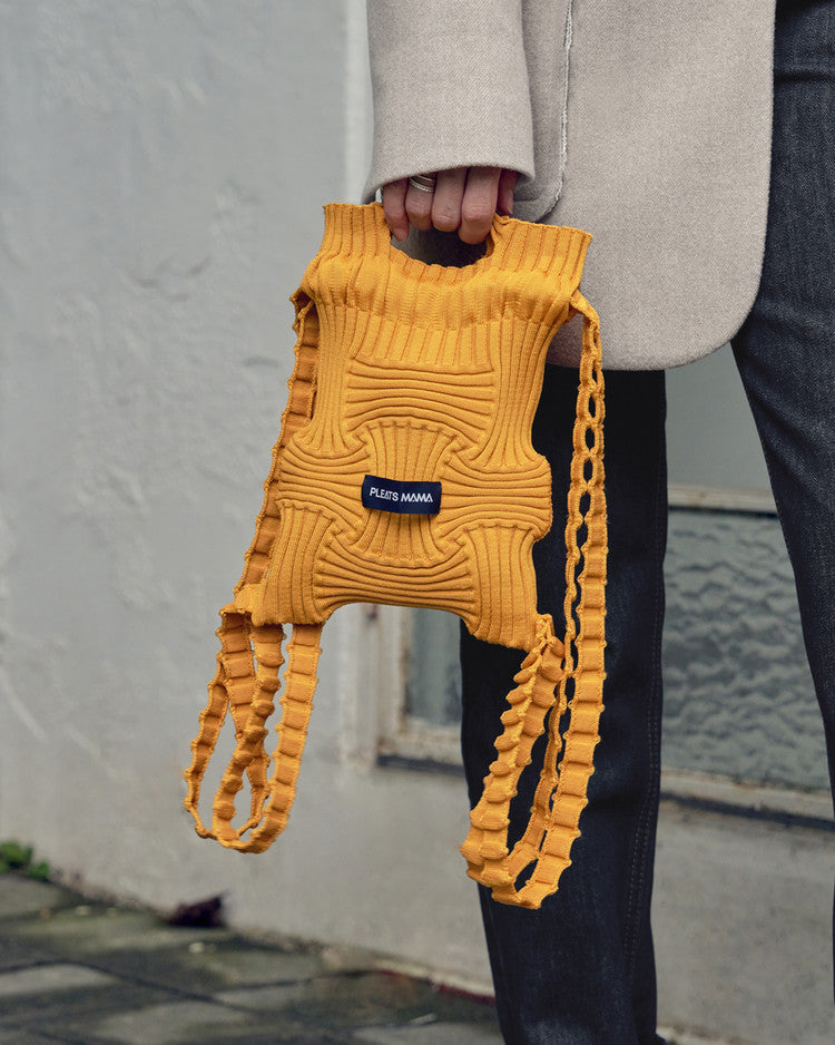 Puzzle Bag - Mini BackPack Mustard