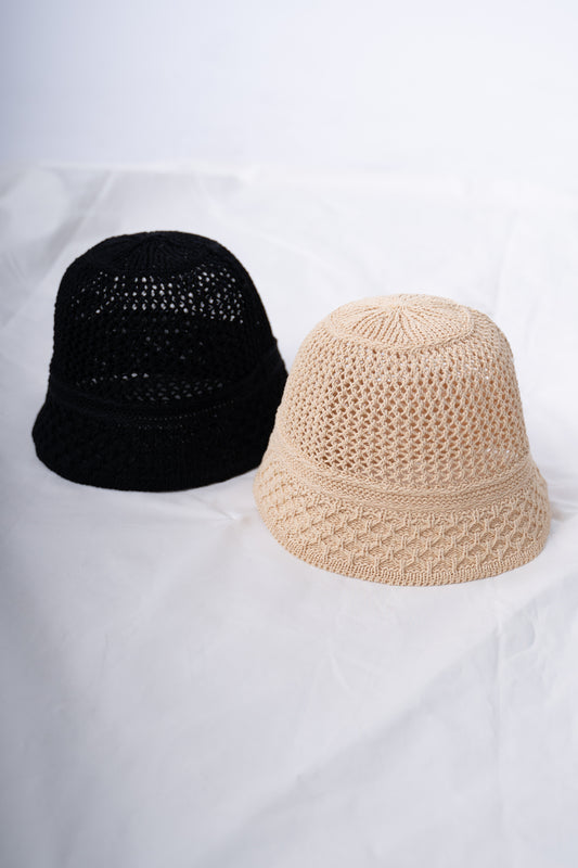 百撘透氣編織帽 2color