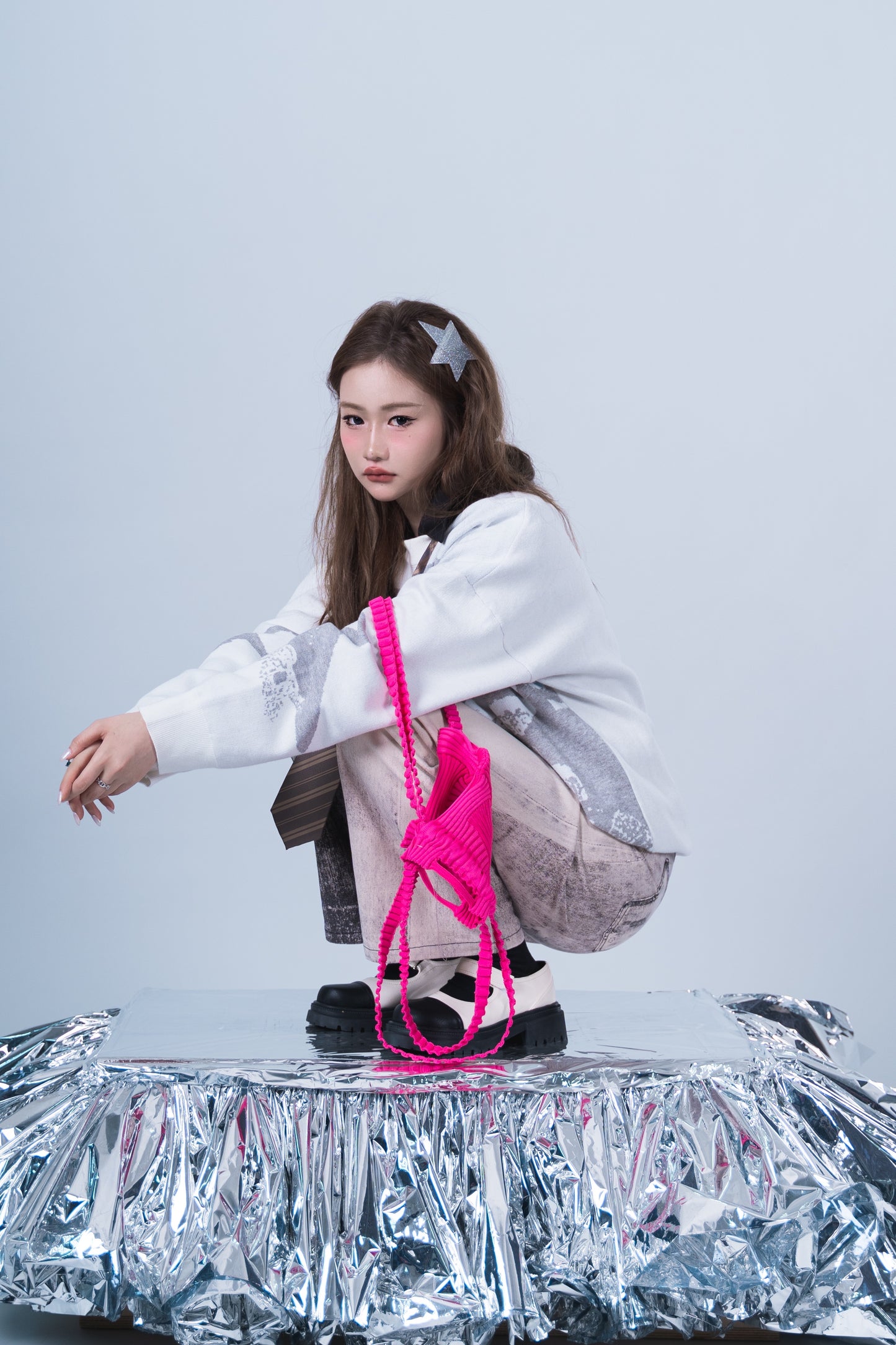 Puzzle Bag - Mini BackPack Pink