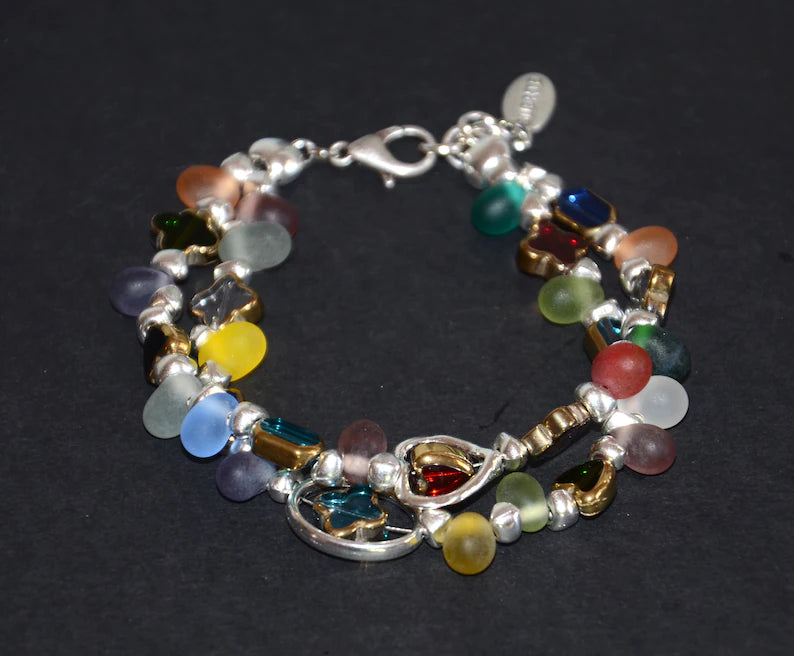 西班牙品牌OA－彩色玻璃珠手鍊