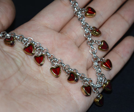 西班牙品牌OA-吊飾愛心手鍊