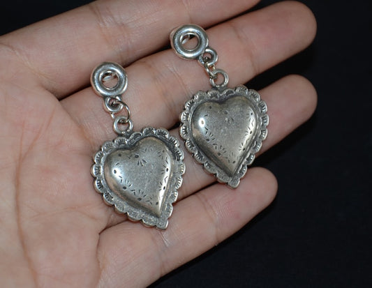 西班牙品牌OA-heart drop earrings