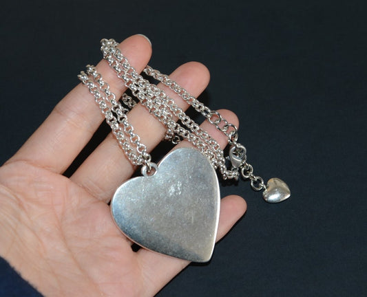 西班牙品牌OA-big heart pendant necklace