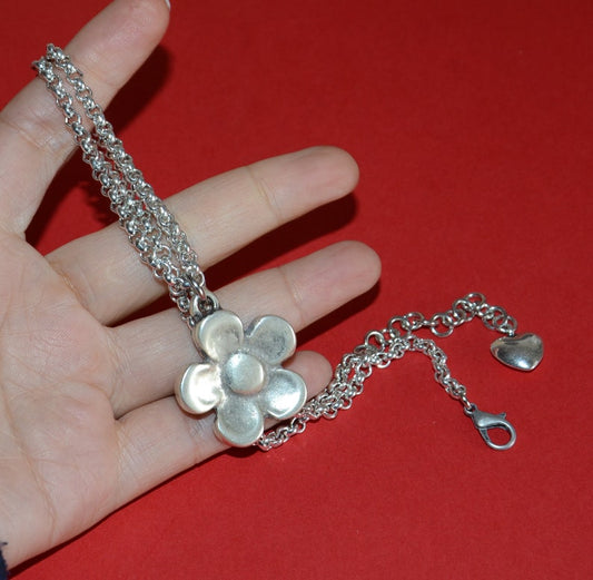 西班牙品牌OA-花朵吊墜項鍊