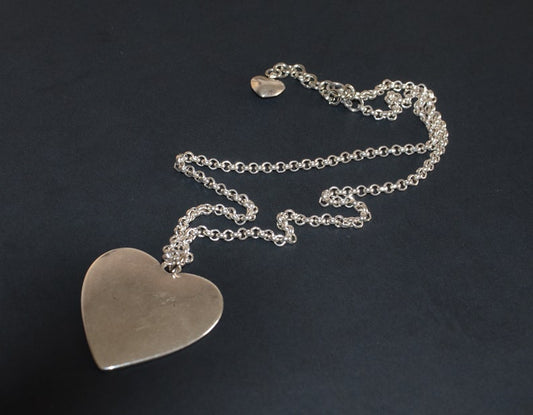 西班牙品牌OA－big heart pendant necklace