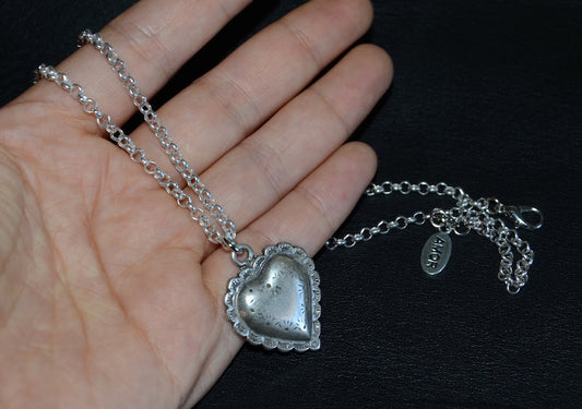 西班牙品牌OA-heart pendant necklace