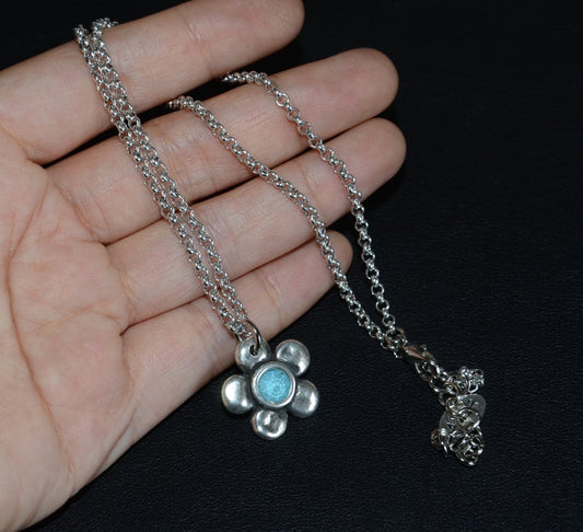 西班牙品牌OA-flower pendant necklace