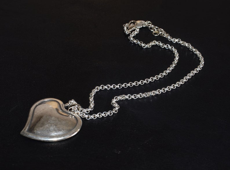 西班牙品牌OA－big heart pendant necklace